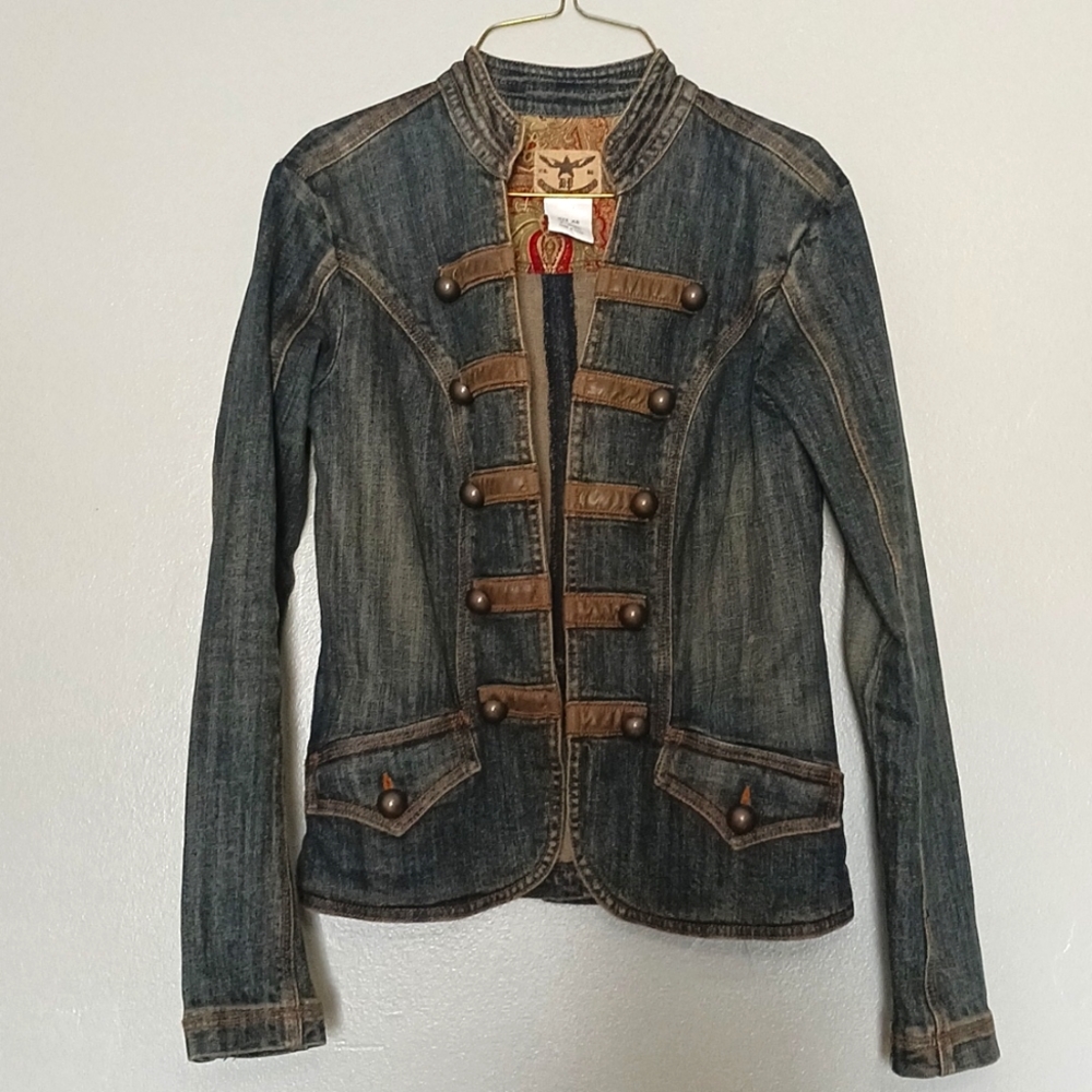 Department of peace denim jacket